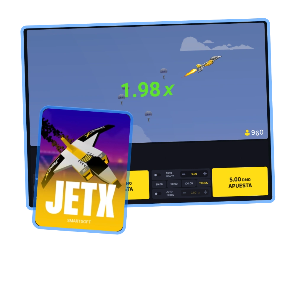 Recibe tus ganancias de JetX en la plataforma oficial del casino 1win.