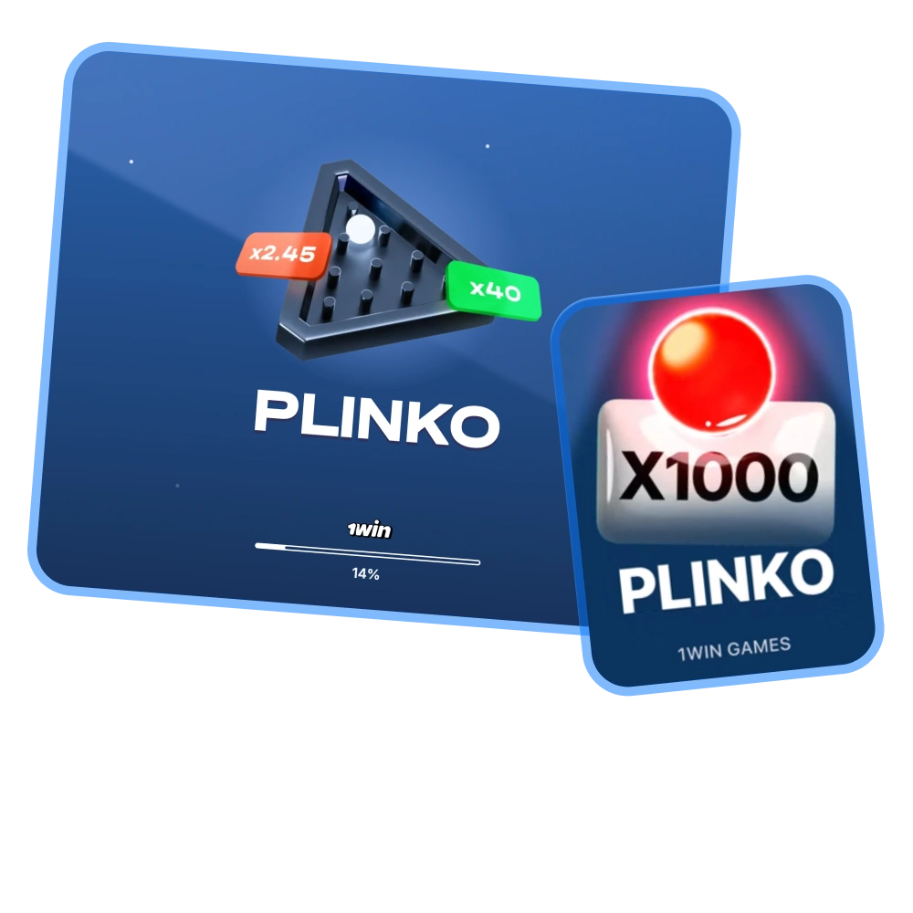 Disfruta jugando al Plinko en la plataforma oficial del casino 1win.