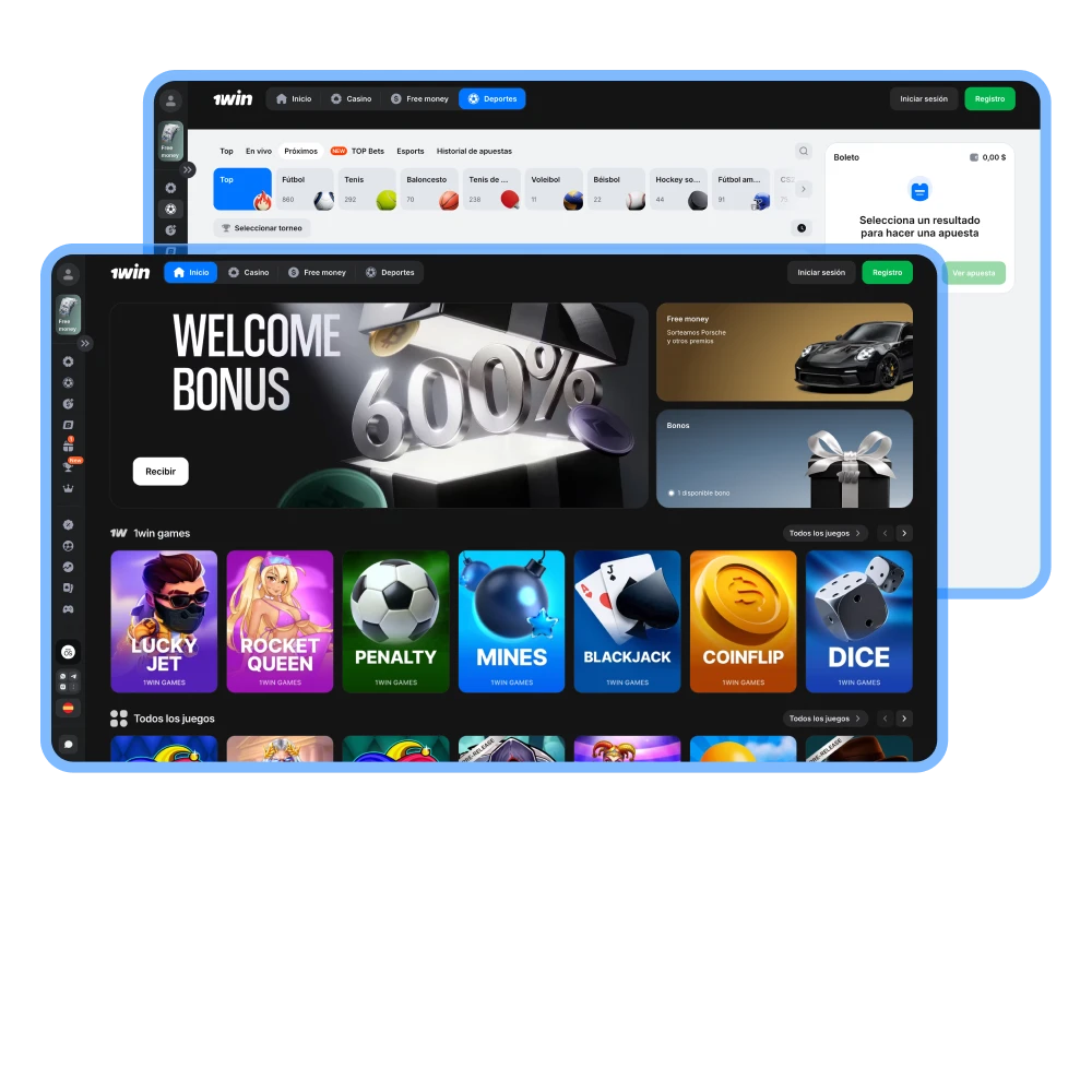 Comienza a apostar en línea en la plataforma oficial de deportes y casino de 1win.