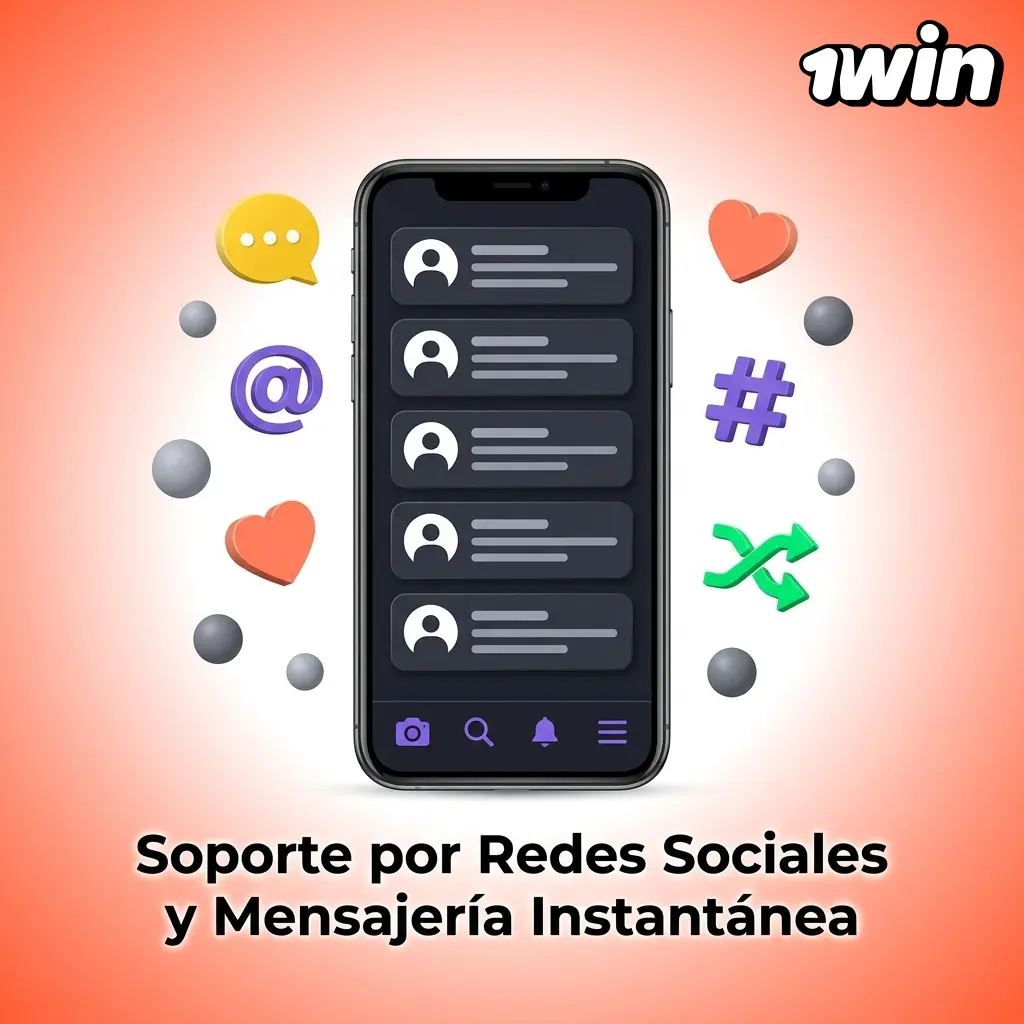 Soporte de 1win en redes sociales y mensajería: Telegram, Facebook, Instagram y Twitter para consultas en Argentina