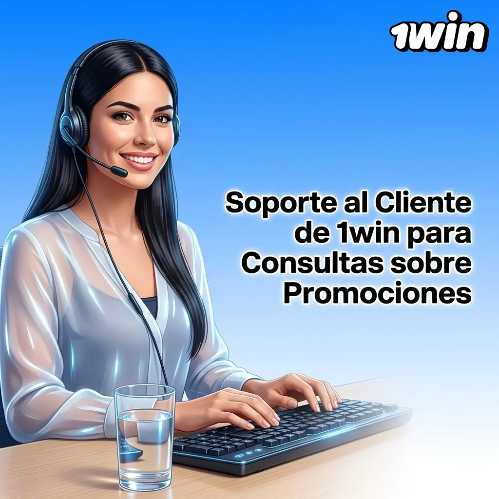 Agente de soporte al cliente de 1win disponible 24/7 para consultas sobre bonos y promociones en línea